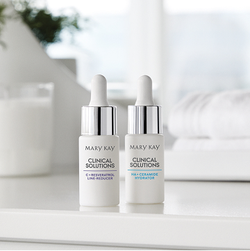 Clinical Solutions C + Resveratrol Line-Reducer and Clinical Solutions HA + Cermide Hydrator